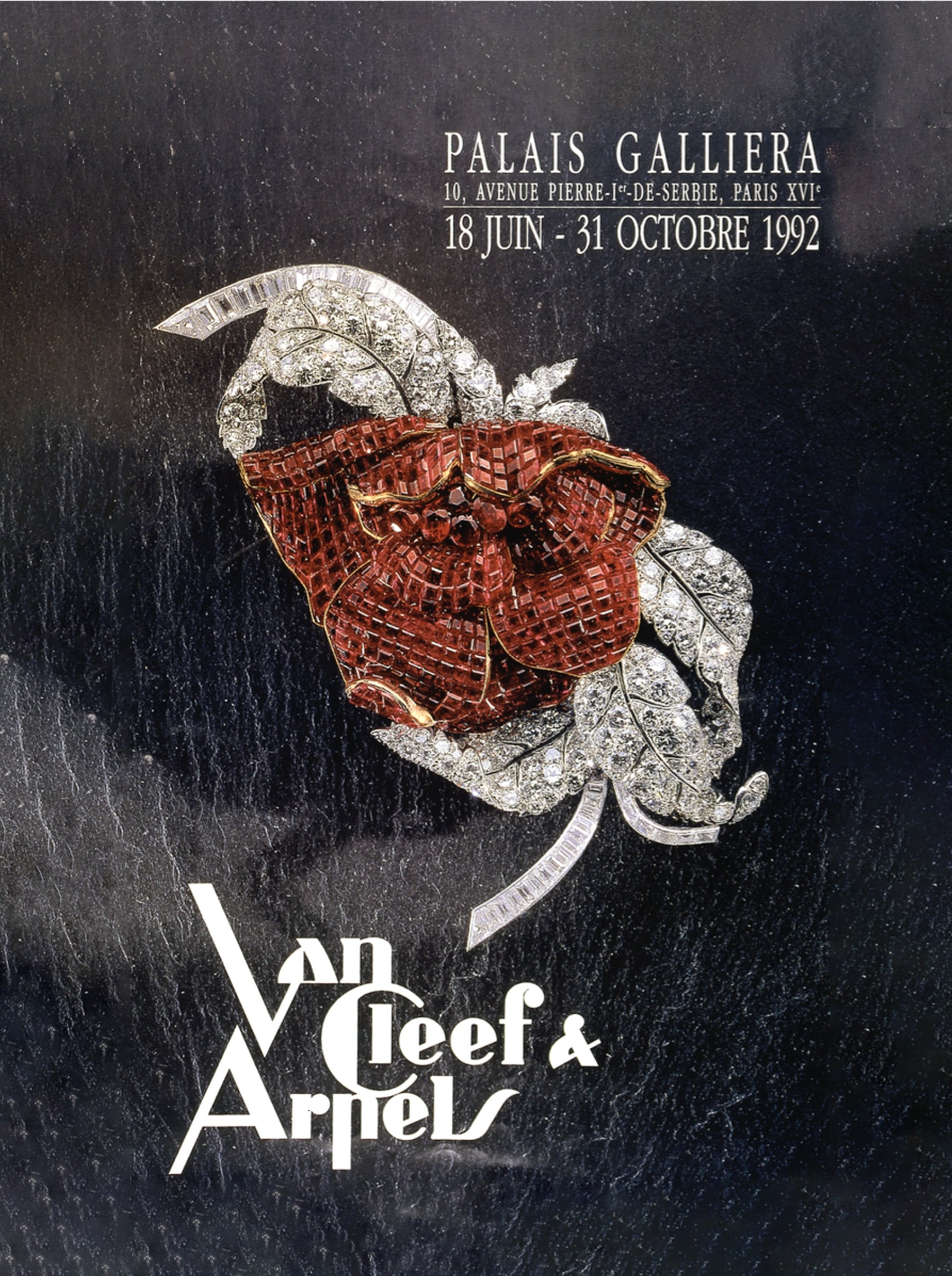 巴黎加列拉宫展览海报，1992年，Van Cleef & Arpels梵克雅宝