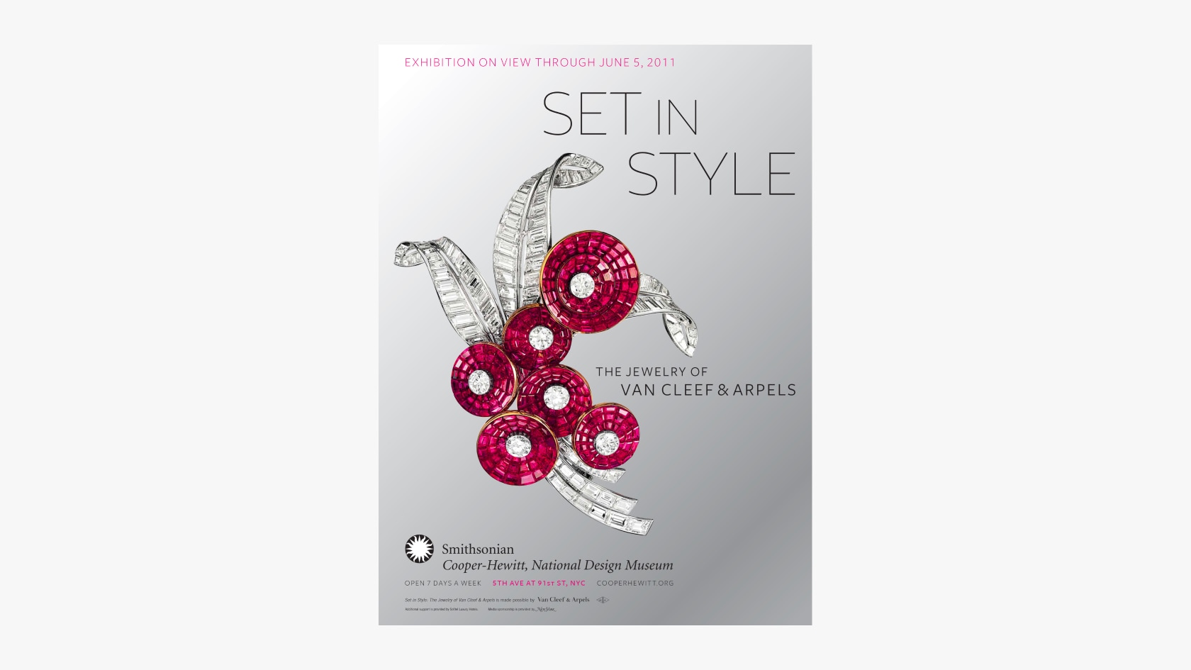 poster of the exhibition Set in Style