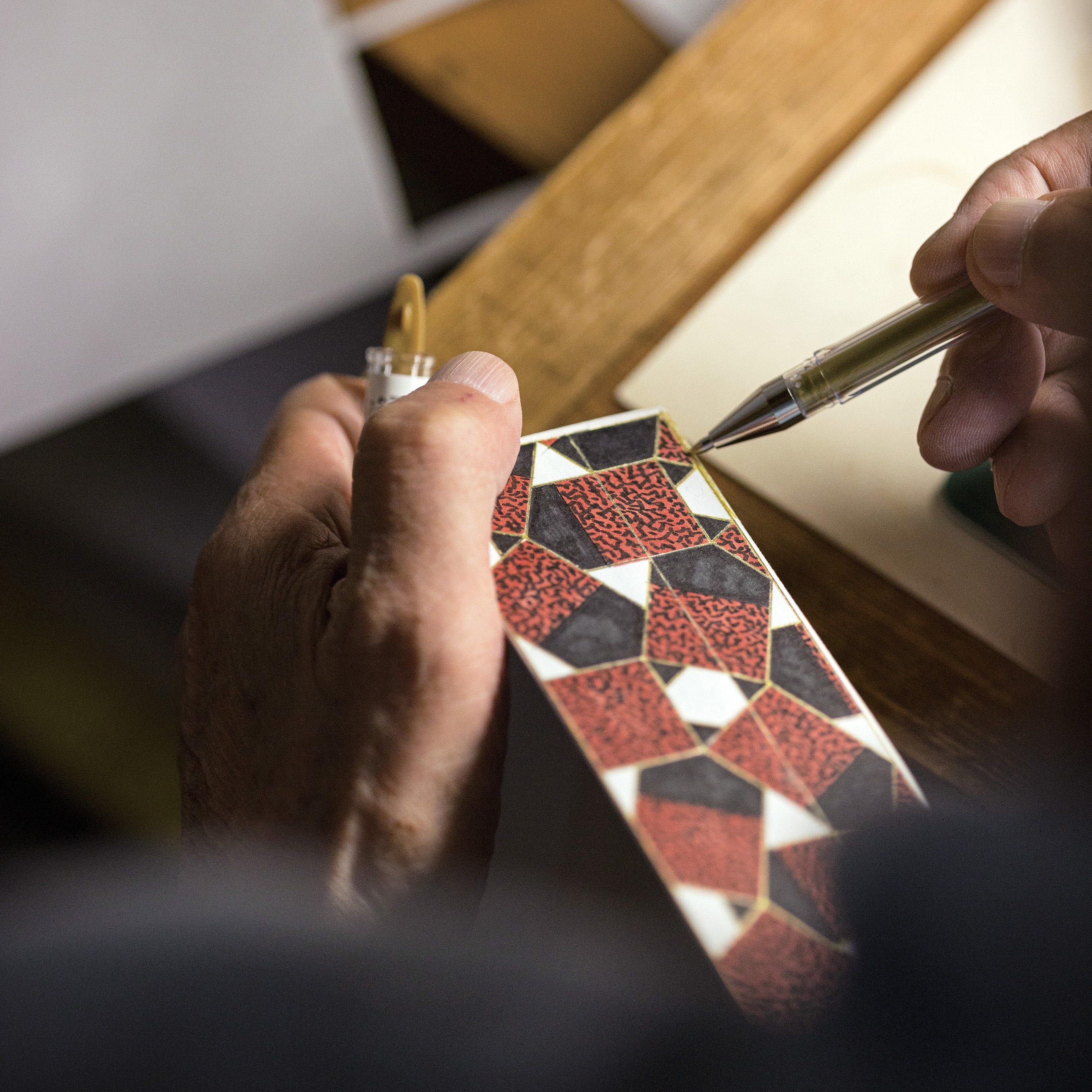 Production of the paper prototype. Van Cleef & Arpels.