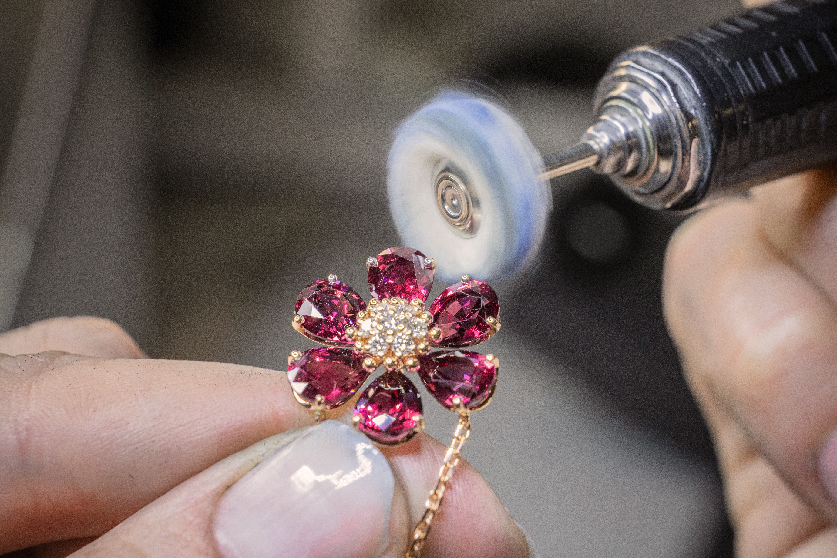 Final polishing work.