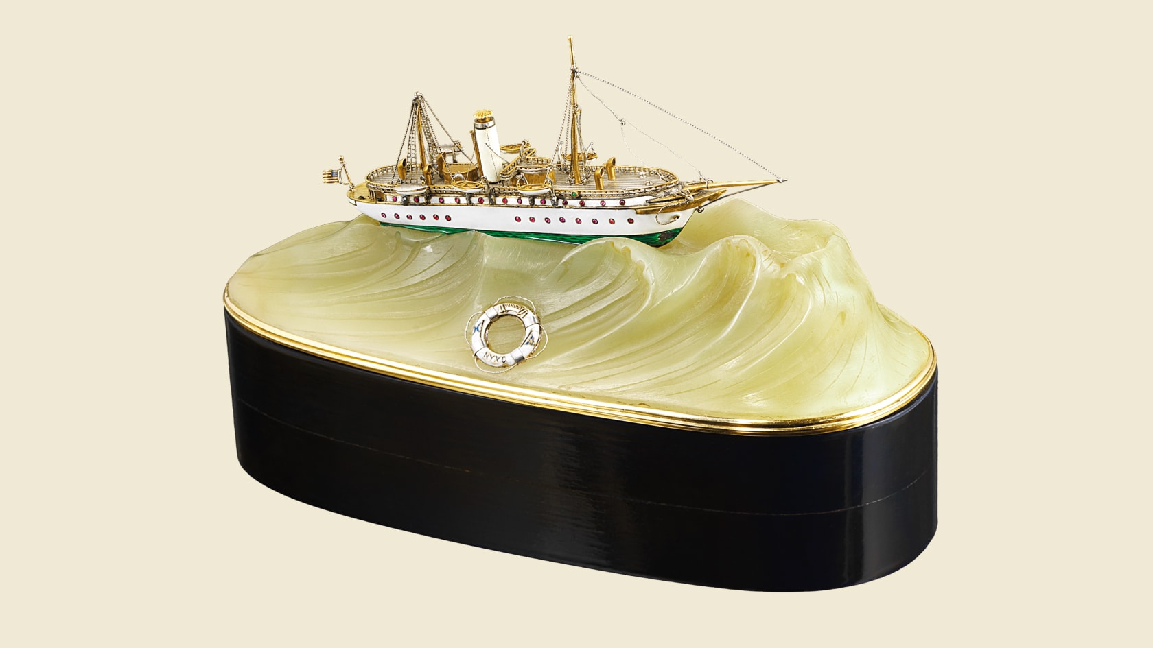 Scale model of the Varuna Yacht 1906, Van Cleef & Arpels Archives