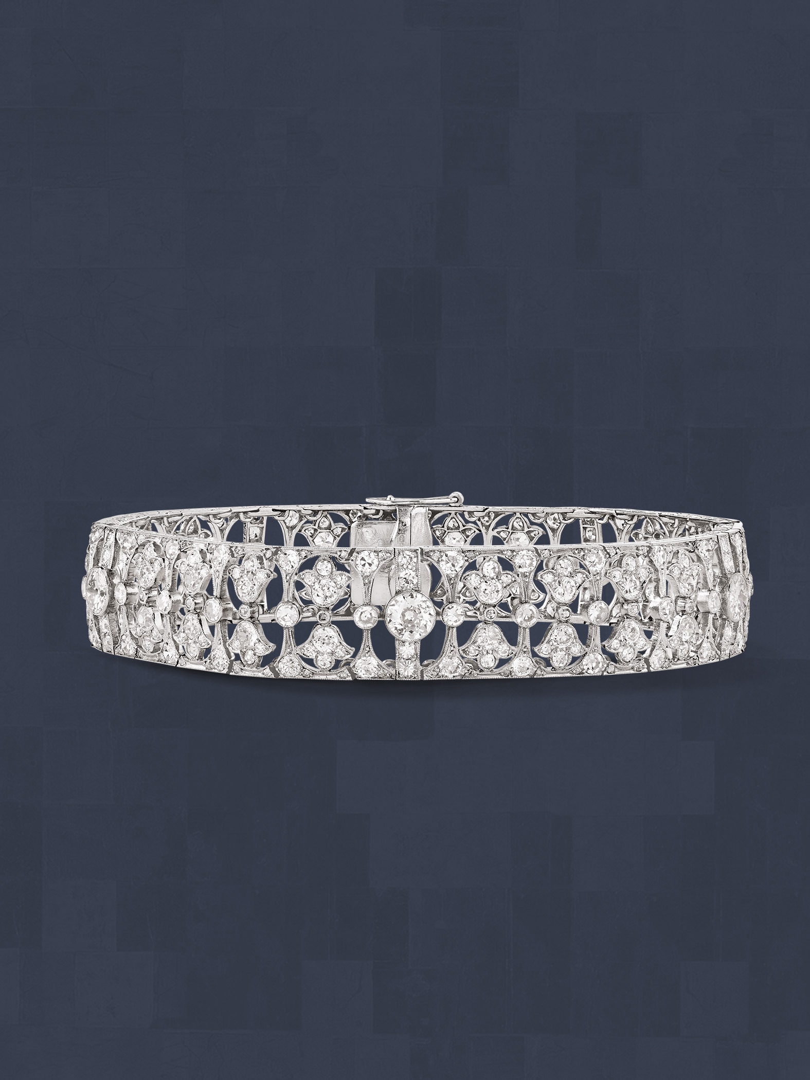 Bracelets, 1922-1925. Platinum, diamonds. Van Cleef & Arpels Collection.