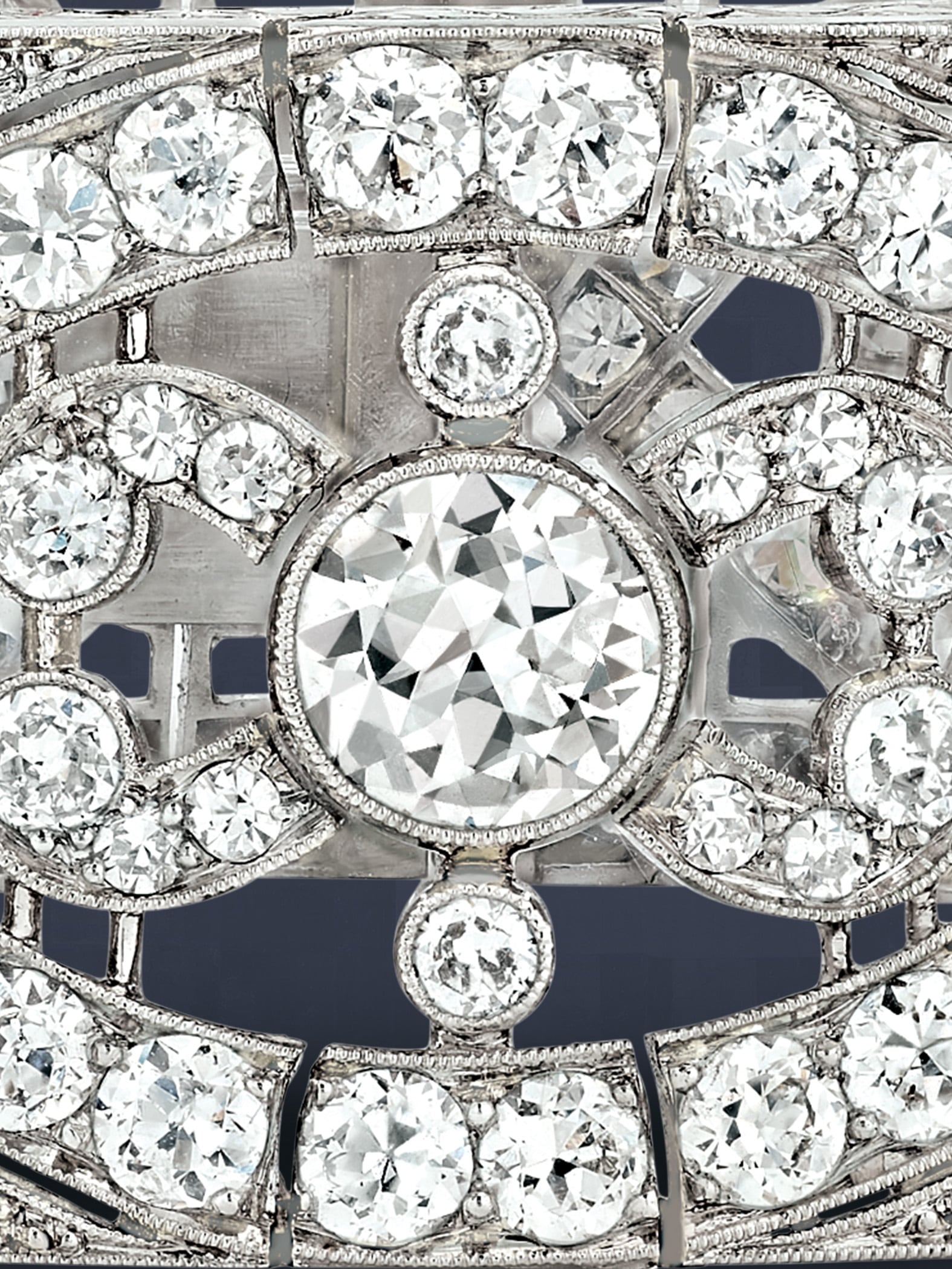 Bracelets, 1922-1925. Platinum, diamonds. Van Cleef & Arpels Collection.