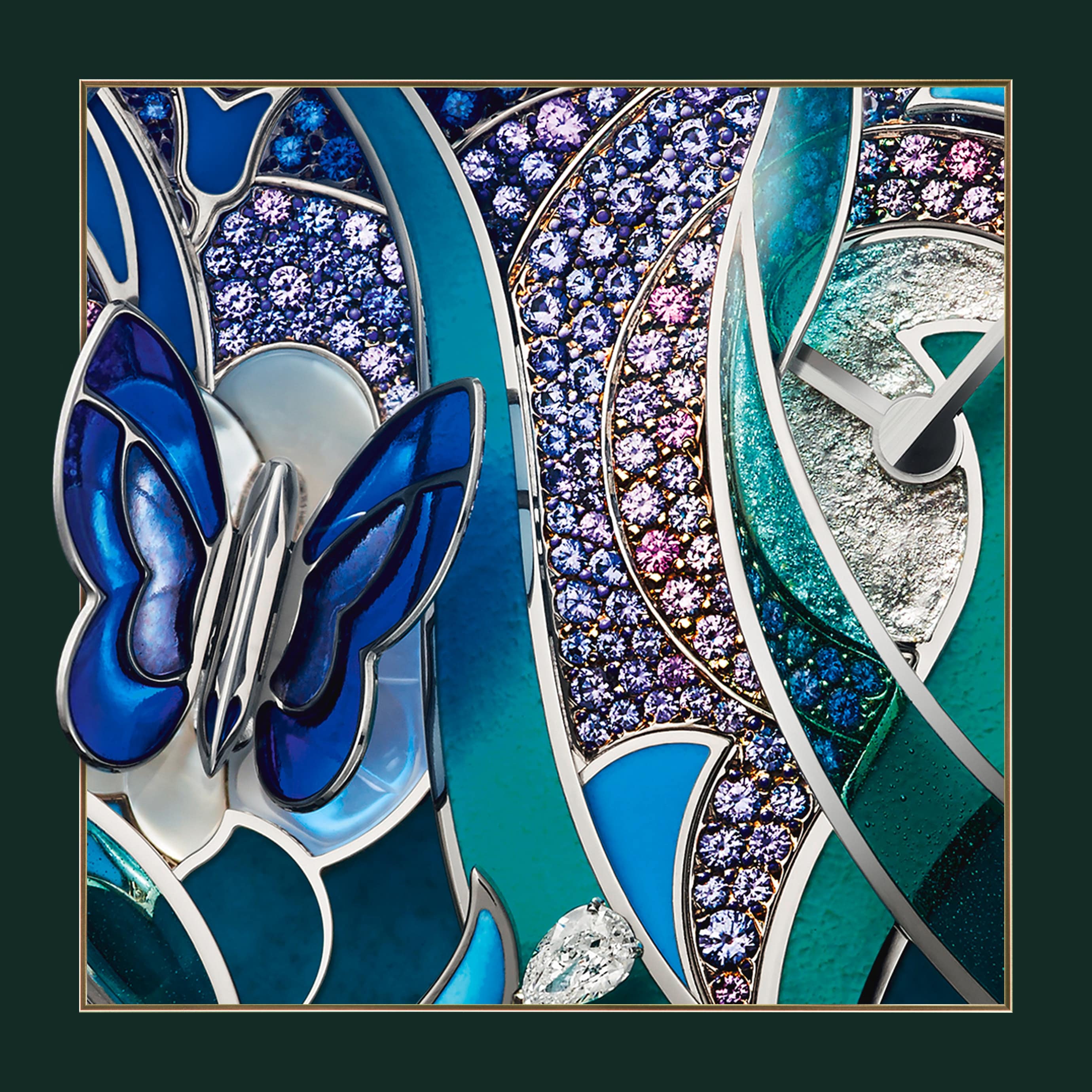 Lady Arpels Papillon Automate watch, Poetic Complications Collection, Van Cleef & Arpels.