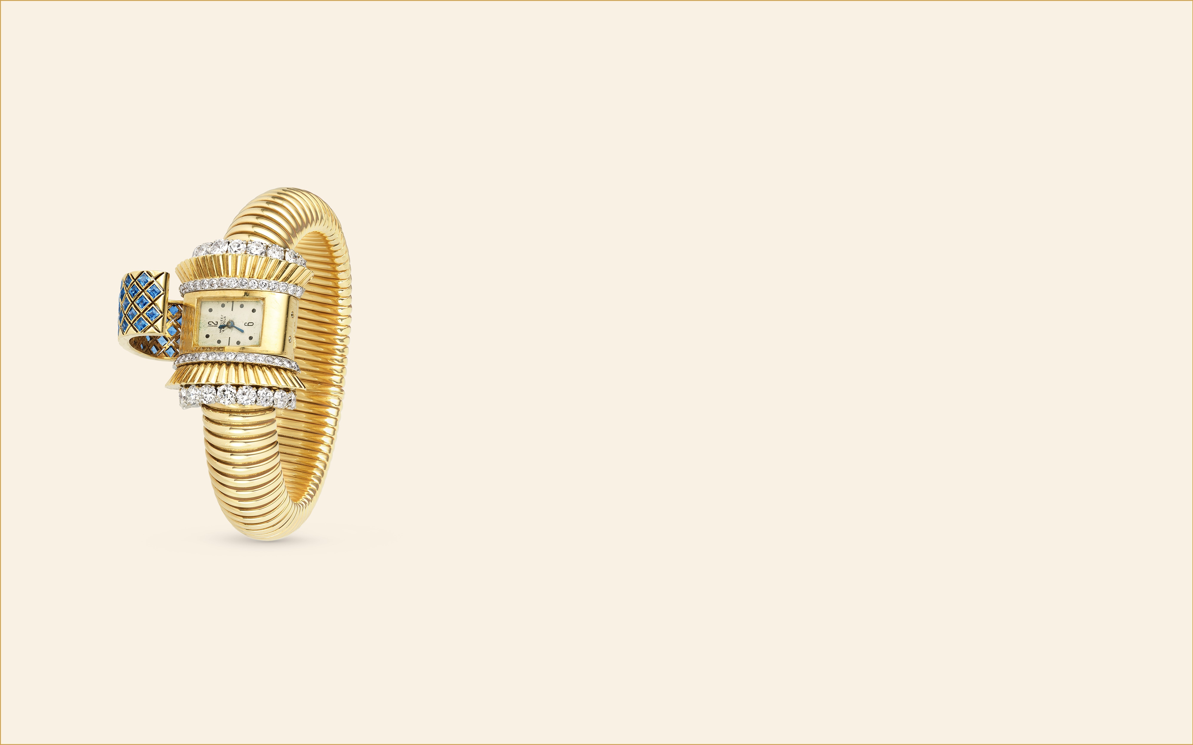 Van Cleef & Arpels presents the exhibition "Precious Jewels Telling Time" in Singapore. Van Cleef & Arpels.