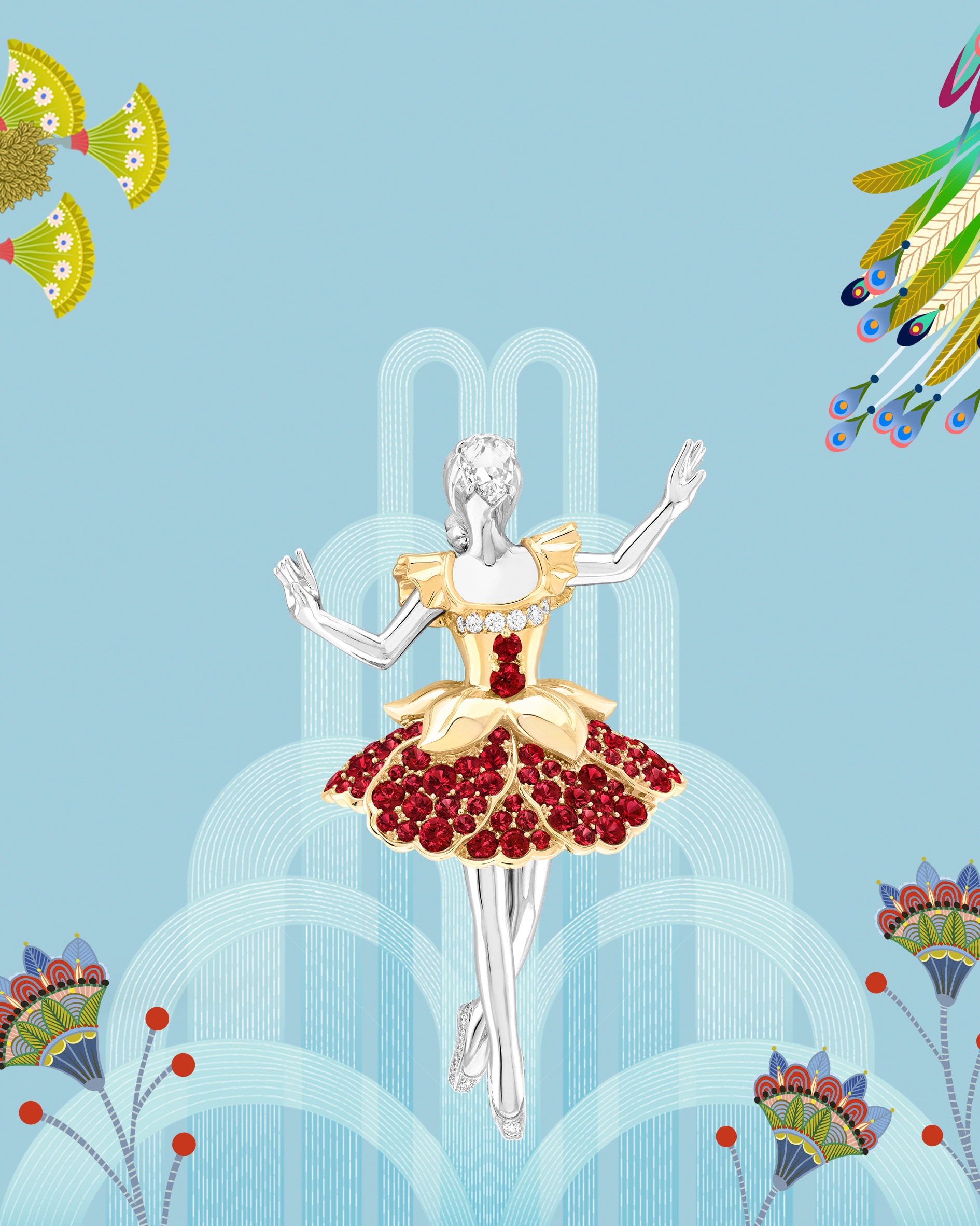 Feminine figures系列，Van Cleef & Arpels梵克雅宝