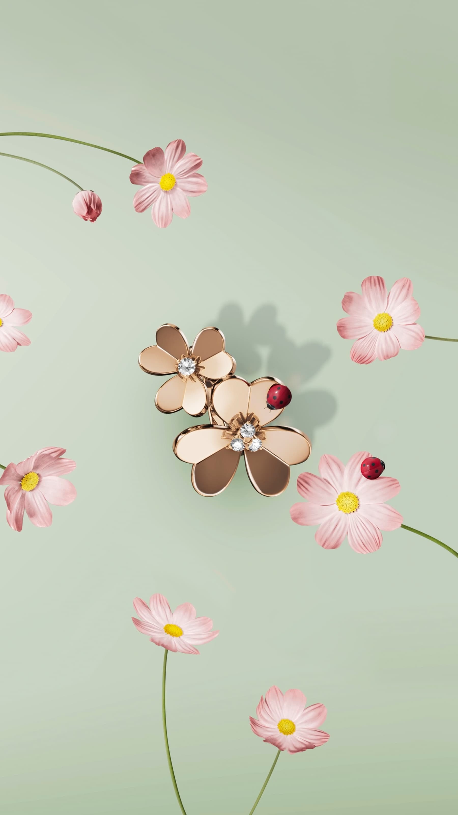 Van cleef Arpels Raynaud 楕円形プレート 花柄装飾 【公式通販】