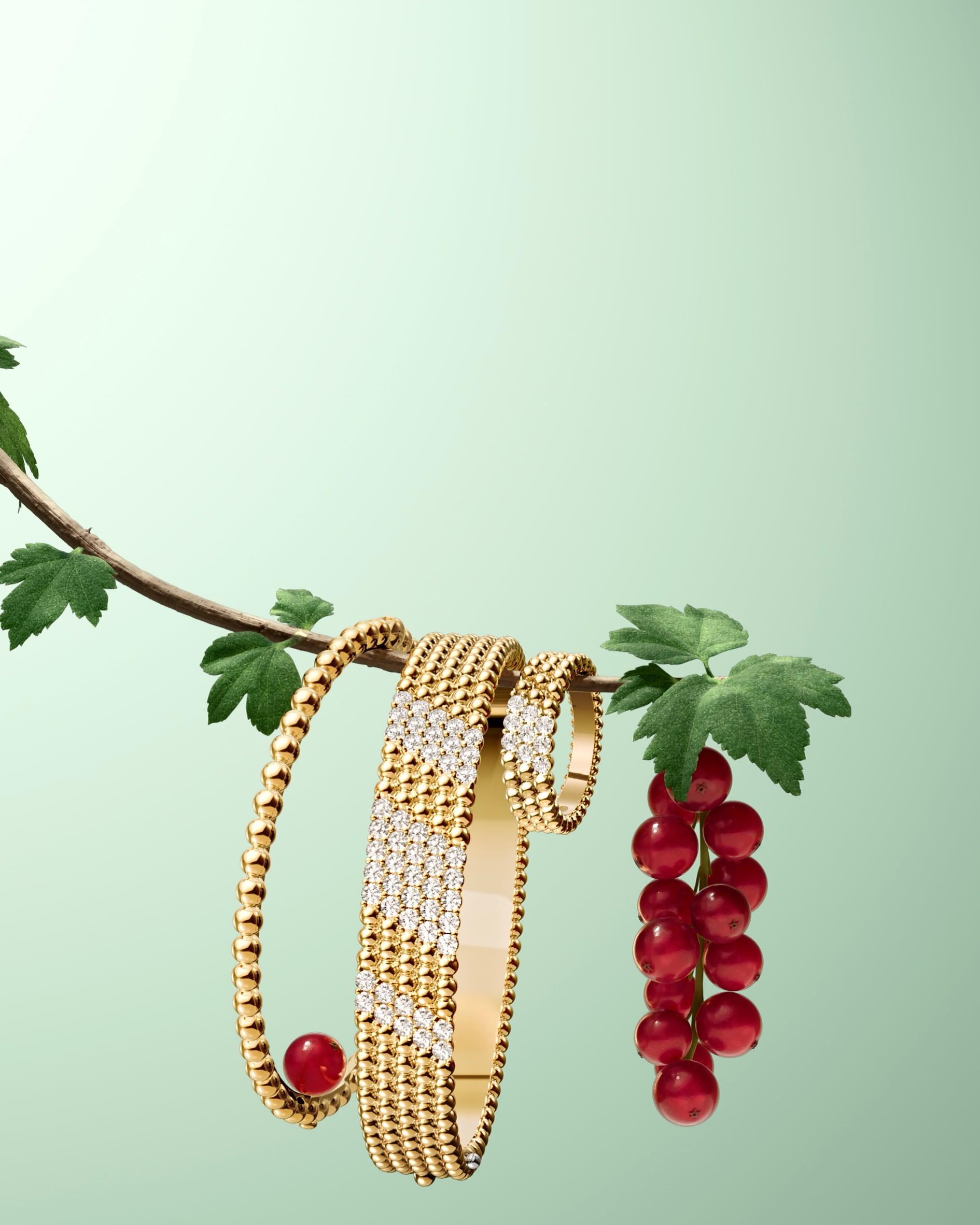 Perlée®系列，Van Cleef & Arpels梵克雅宝。
