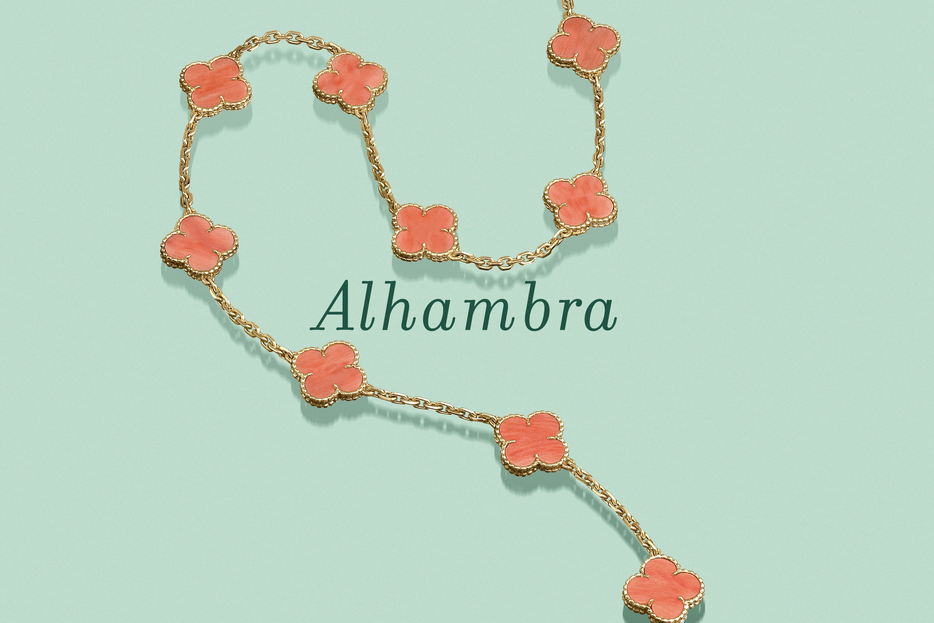 Alhambra四叶幸运系列，历代珍藏展览室，Van Cleef & Arpels梵克雅宝。