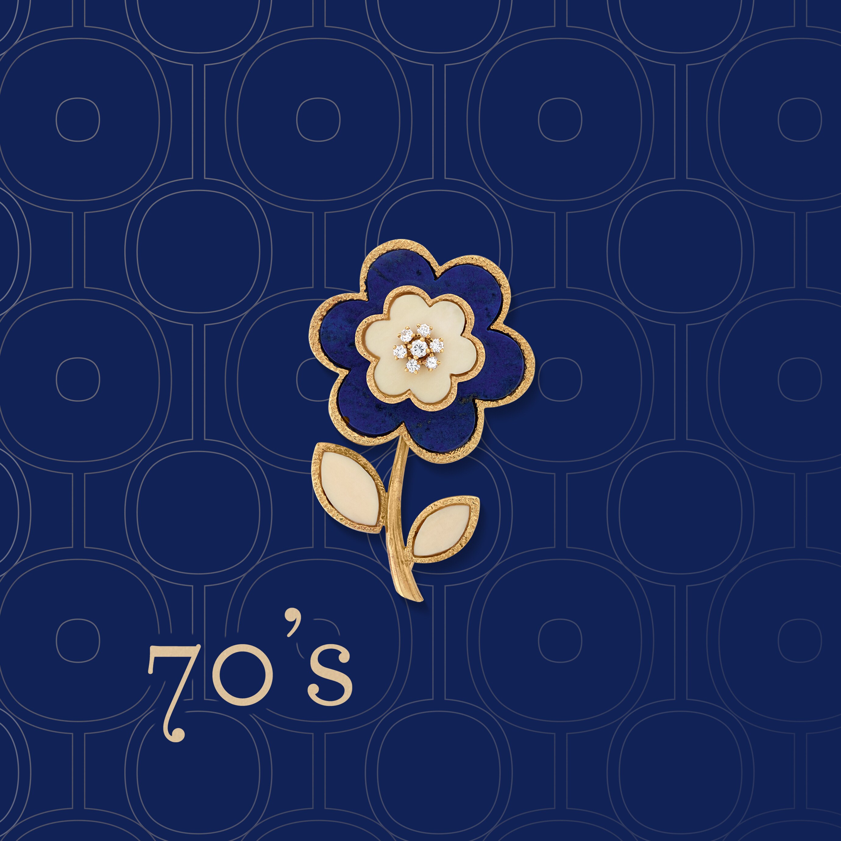 Flower clip, 1974, Van Cleef & Arpels collection
