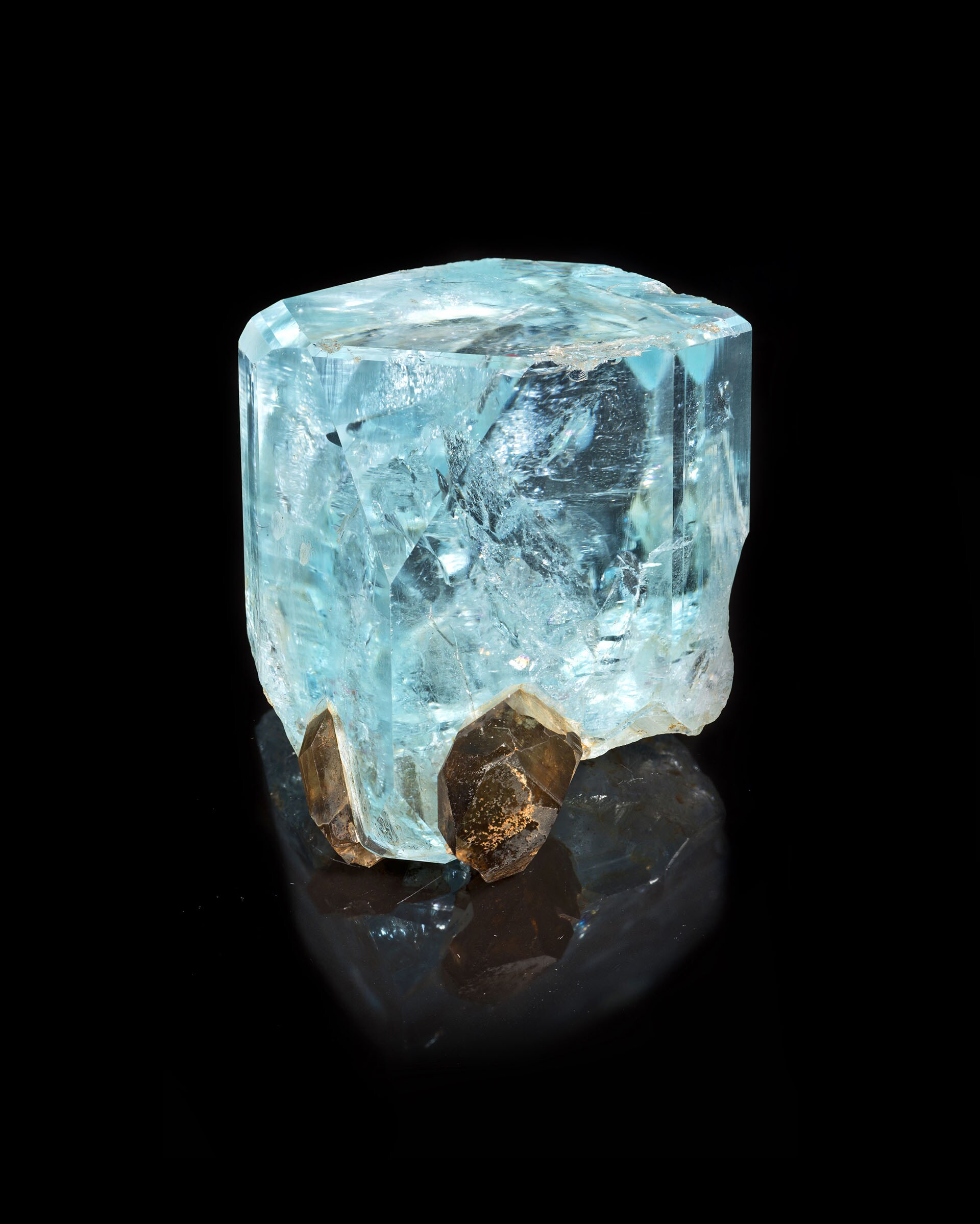 Raw aquamarine, "Gems" exhibition, Van Cleef & Arpels