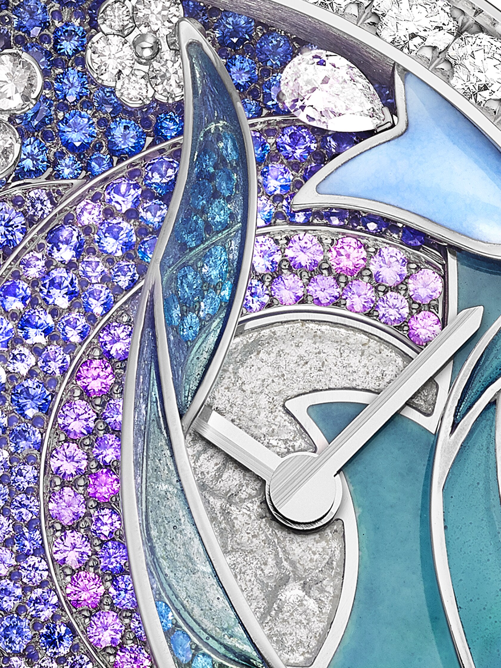 Lady Arpels Papillon Automate腕表，Poetic Complications诗意复杂功能腕表系列。Van Cleef & Arpels梵克雅宝