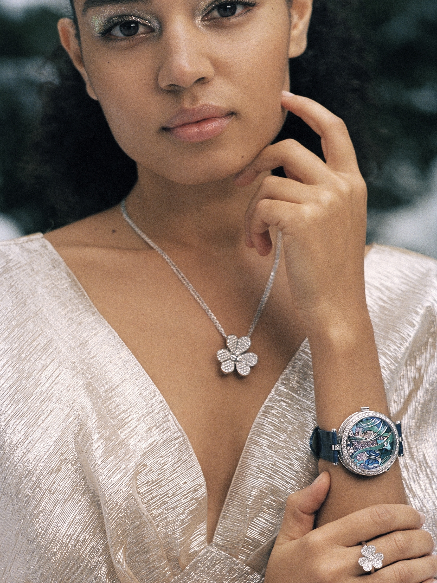 Lady Arpels Papillon Automate腕表，Poetic Complications诗意复杂功能腕表系列。Van Cleef & Arpels梵克雅宝