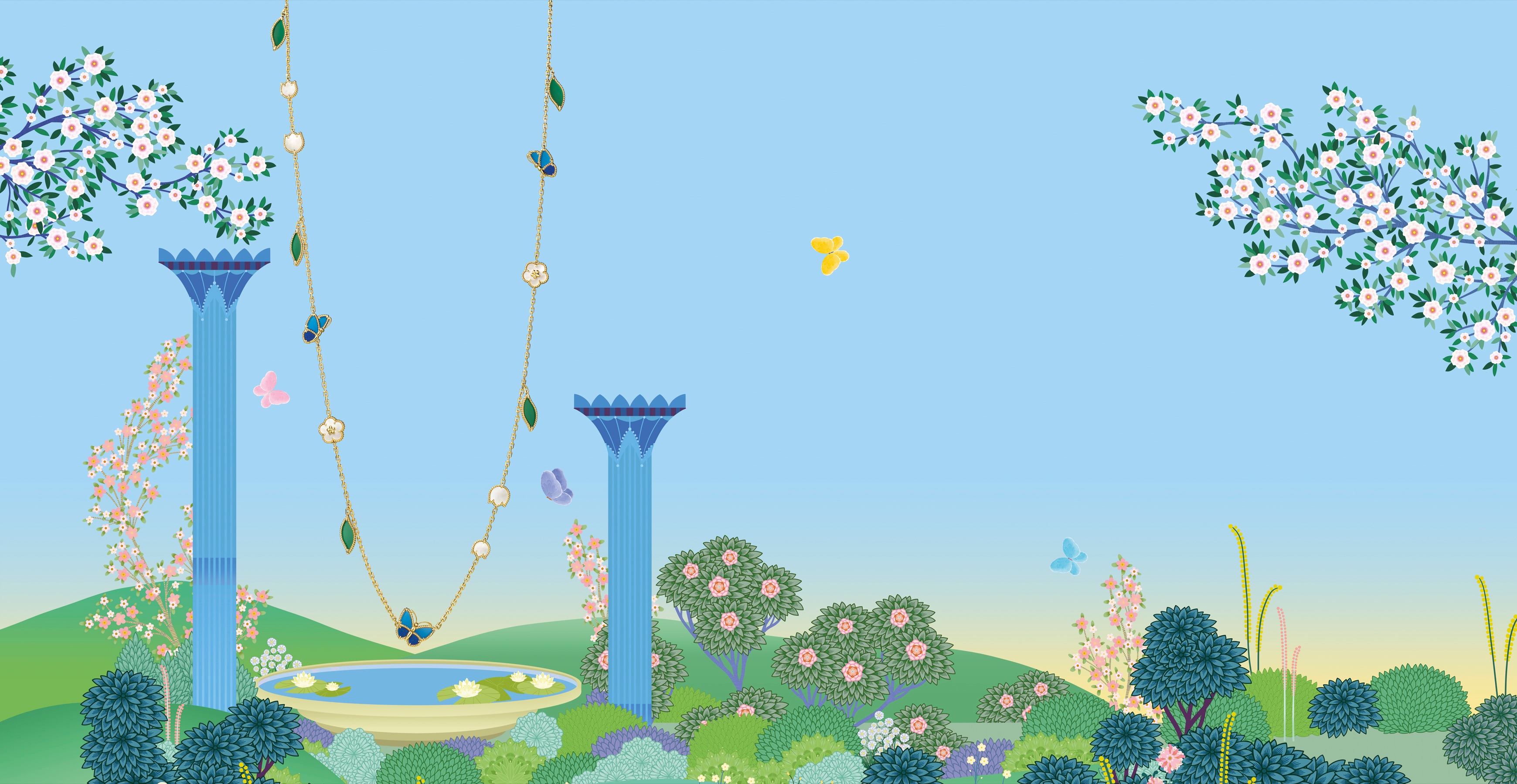 Lucky Spring系列，Van Cleef & Arpels梵克雅宝。