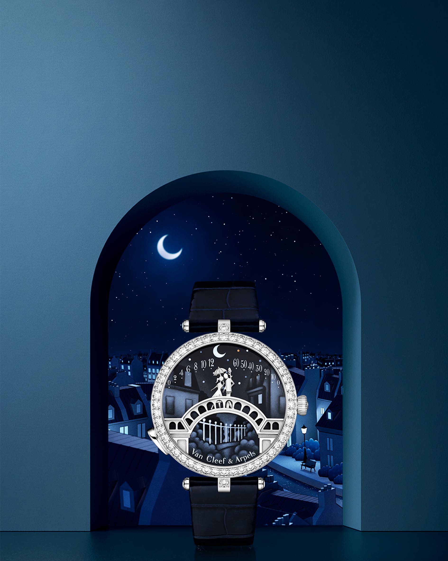 Poetic Complications诗意复杂功能腕表系列，Van Cleef & Arpels梵克雅宝。