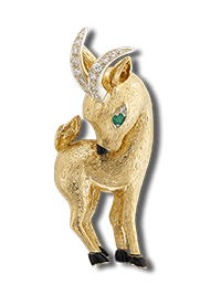 Capricorn胸针,1966年 - Van Cleef & Arpels