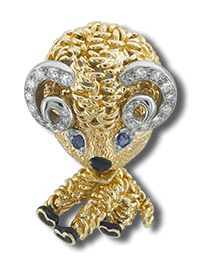 Ram胸针,1967年 - Van Cleef & Arpels