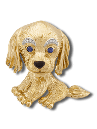 Spaniel胸针,1967年 - Van Cleef & Arpels