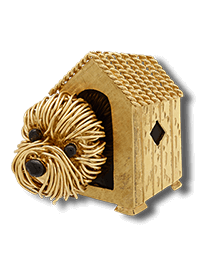 Dog胸针,1960年 - Van Cleef & Arpels