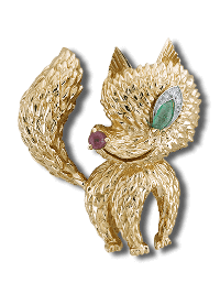 Fox胸针,1969年 - Van Cleef & Arpels