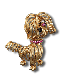 Baby Dog胸针,1961年 - Van Cleef & Arpels