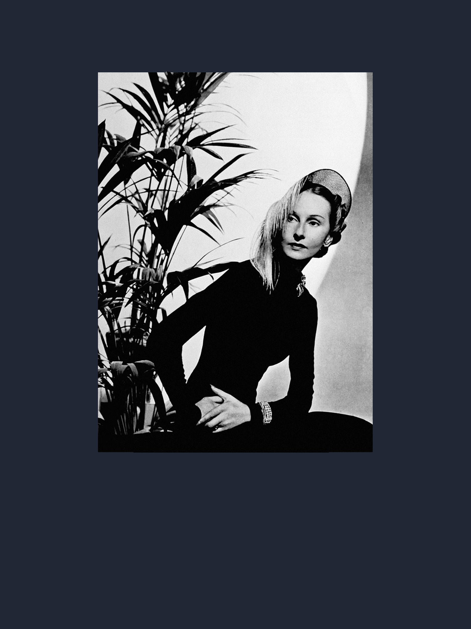 《Vogue》杂志上刊登的伊莲娜·雅宝的照片,1938年。